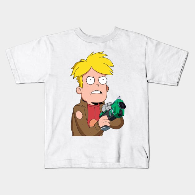 Gary Goodspeed Kids T-Shirt by Plushism